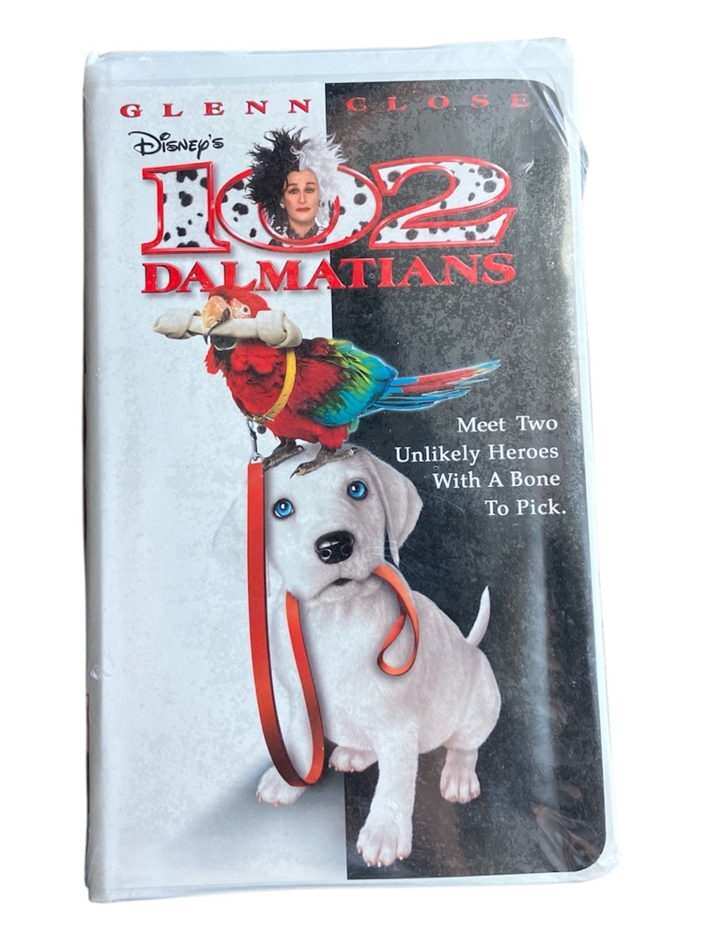 Vintage Walt Disney 102 Dalmatians Glenn Close VHS 2001 Sealed Dogs Puppy